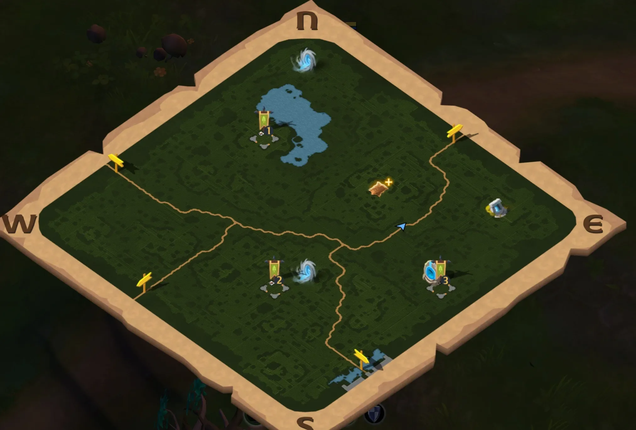 Hide Dynamic Resource Hotspot shown on the Albion Online map